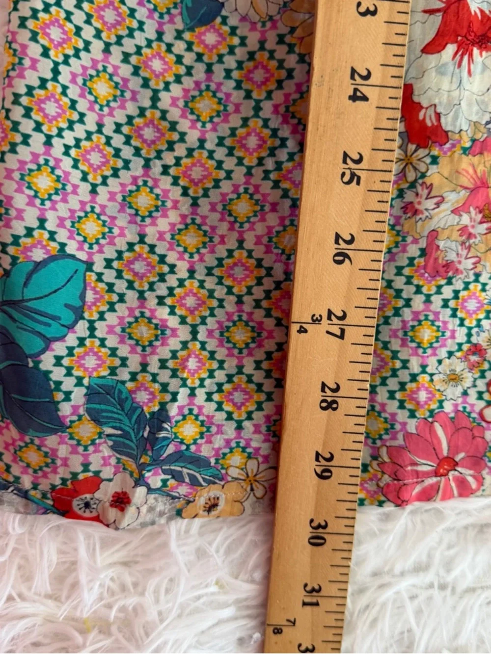 Johnny Was Womens Ludi Blair Button Up Tunic Top Size Small Multicolor Boho - Picture 9 of 10